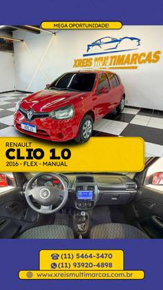 RENAULT CLIO 1.0 EXPRESSION 16V FLEX 4P MANUAL